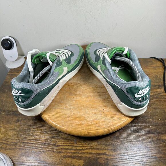 Nike Air Max 90 Premium Green Pale Ivory Men's Size 11 Shoe DH4621-300 - Picture 5 of 8